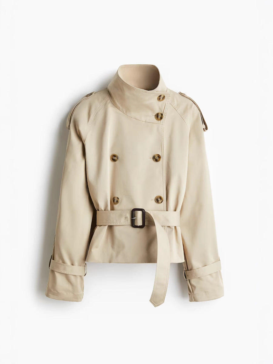 Adele - Cropped Trenchcoat
