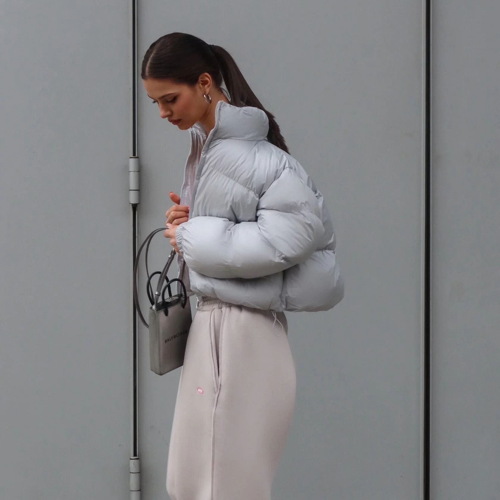Polina - Cropped Pufferjacke