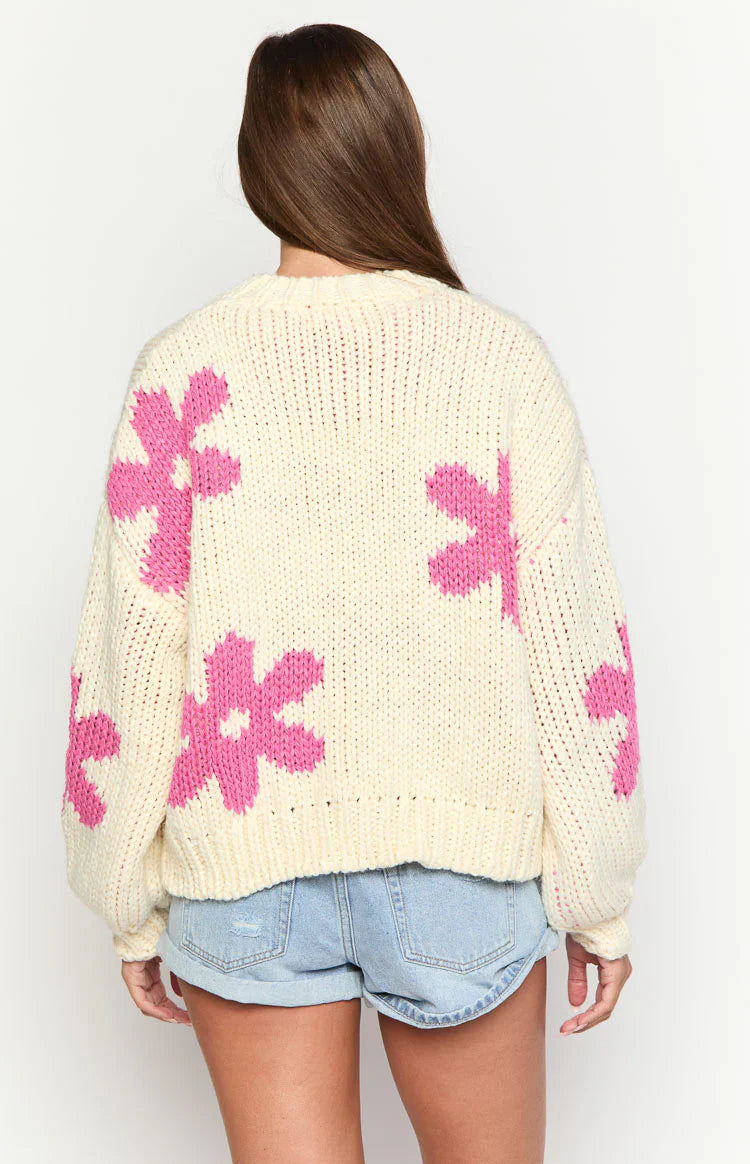 Luisa - Blumen Pullover