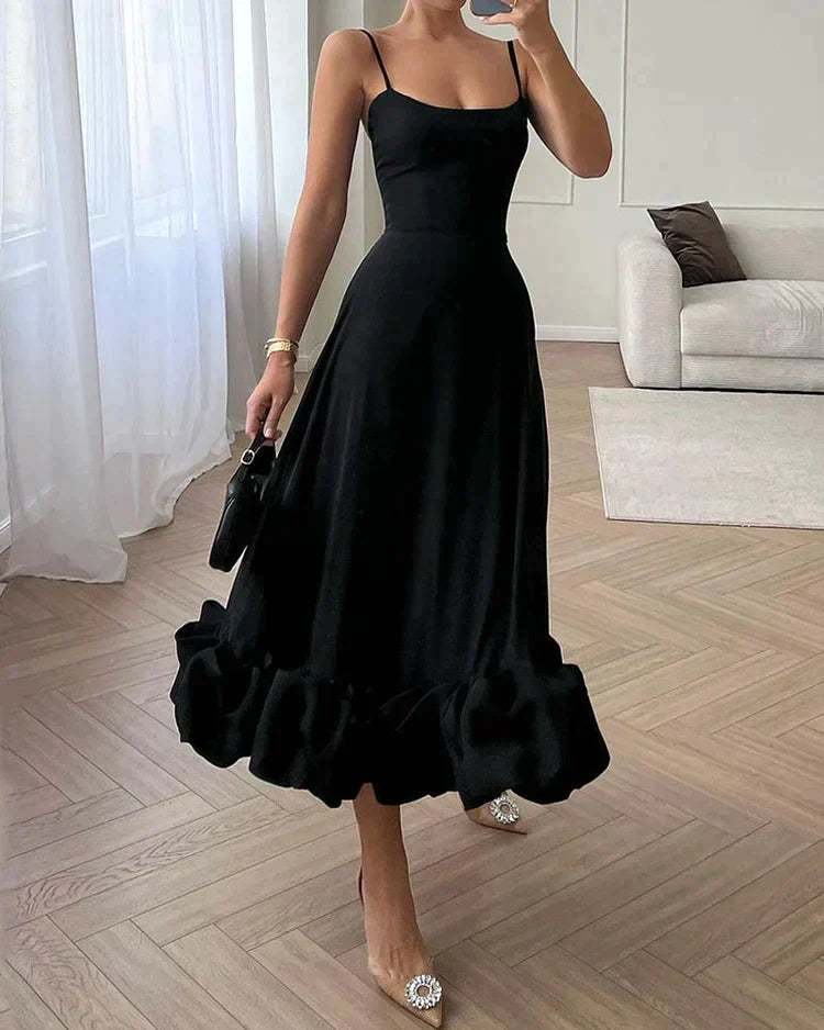 Amara Maxikleid mit Rüschen