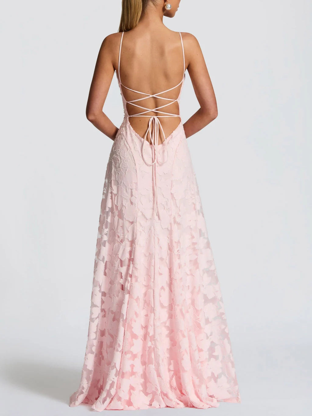 Amelie - Zartes Maxikleid mit Spitzedetail