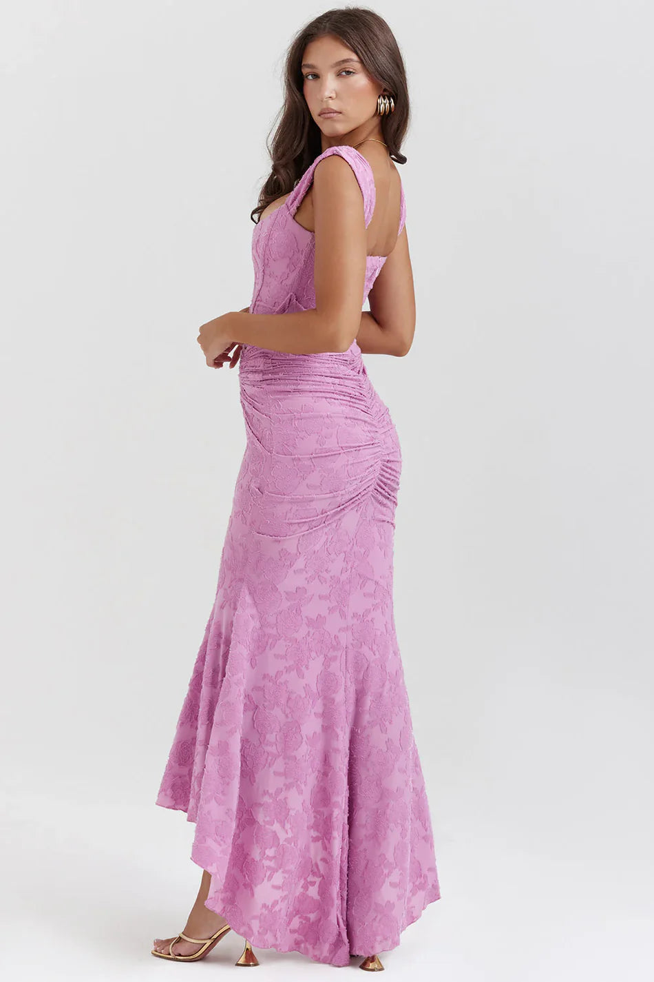 Ella Midikleid mit Wickeloptik