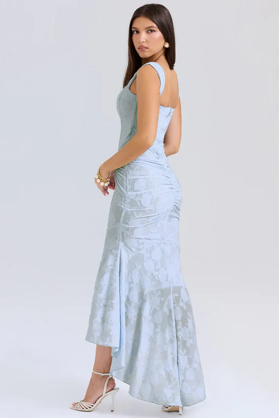 Ella Midikleid mit Wickeloptik