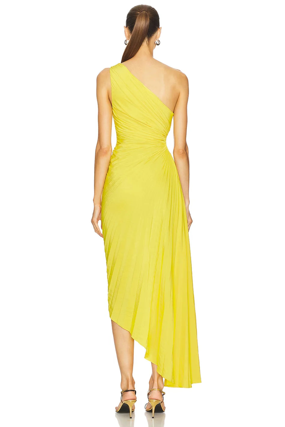 Elira Plissée – Elegantes Kleid mit Cutout-Detail