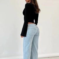 Selina - Top mit Spitzen