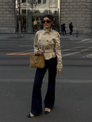 Adele - Cropped Trenchcoat