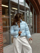 Polina - Cropped Pufferjacke
