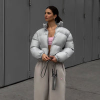 Polina - Cropped Pufferjacke