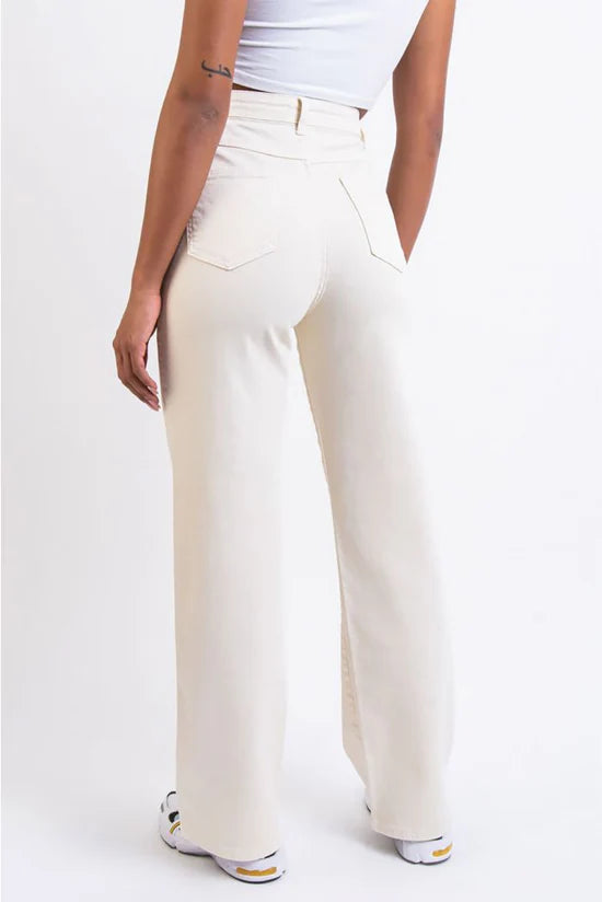 High Straight Jeans