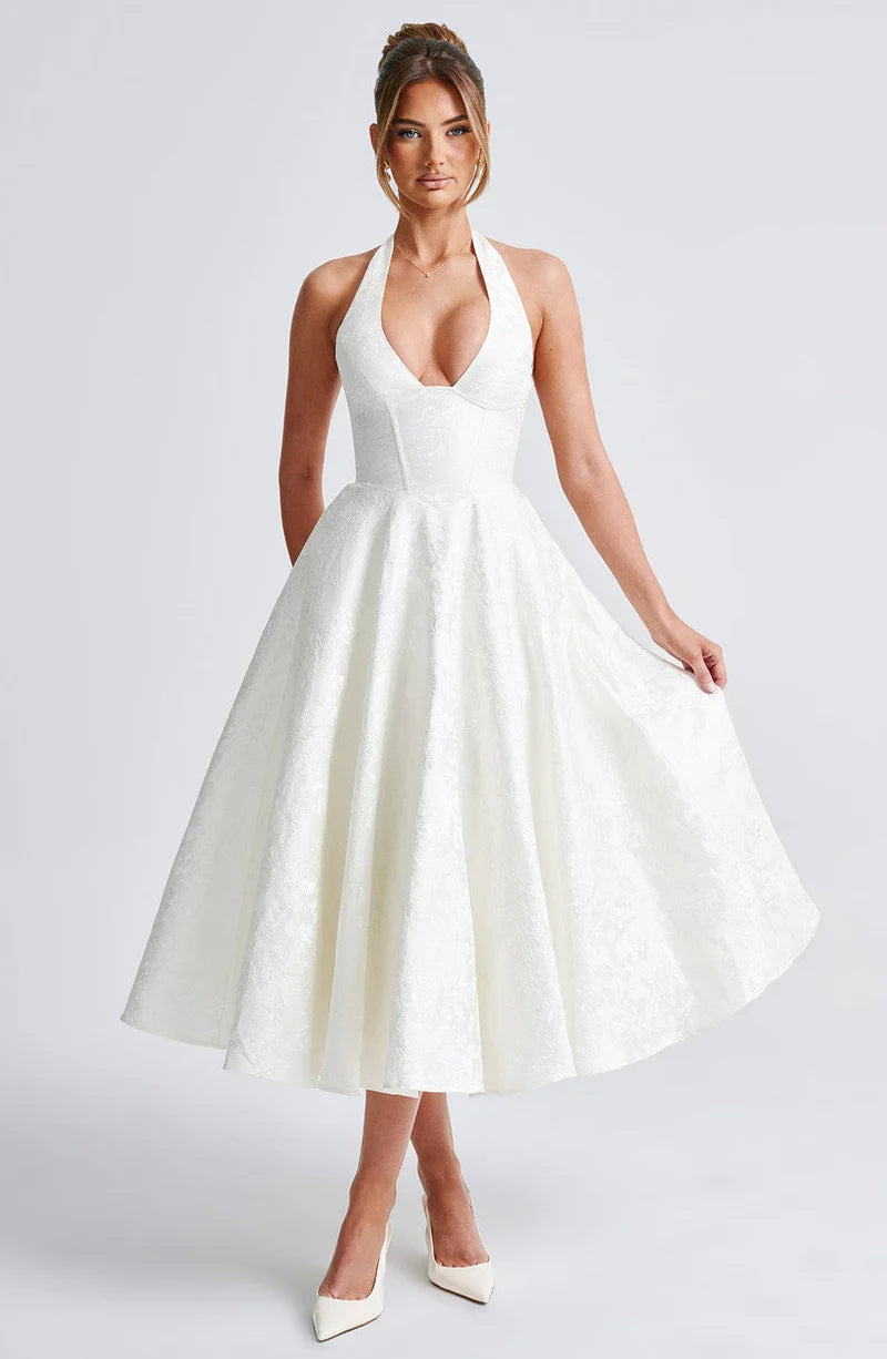 Aurélie Midi Kleid