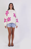 Luisa - Blumen Pullover
