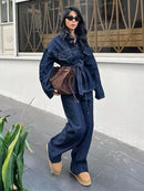 Elegantes Denim-Set