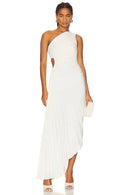 Elira Plissée – Elegantes Kleid mit Cutout-Detail