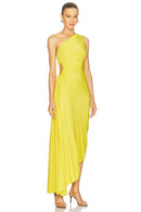 Elira Plissée – Elegantes Kleid mit Cutout-Detail