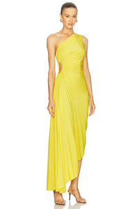 Elira Plissée – Elegantes Kleid mit Cutout-Detail