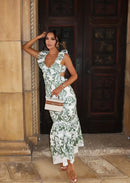 Santorini Maxikleid mit Cut-Outs