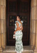 Santorini Maxikleid mit Cut-Outs